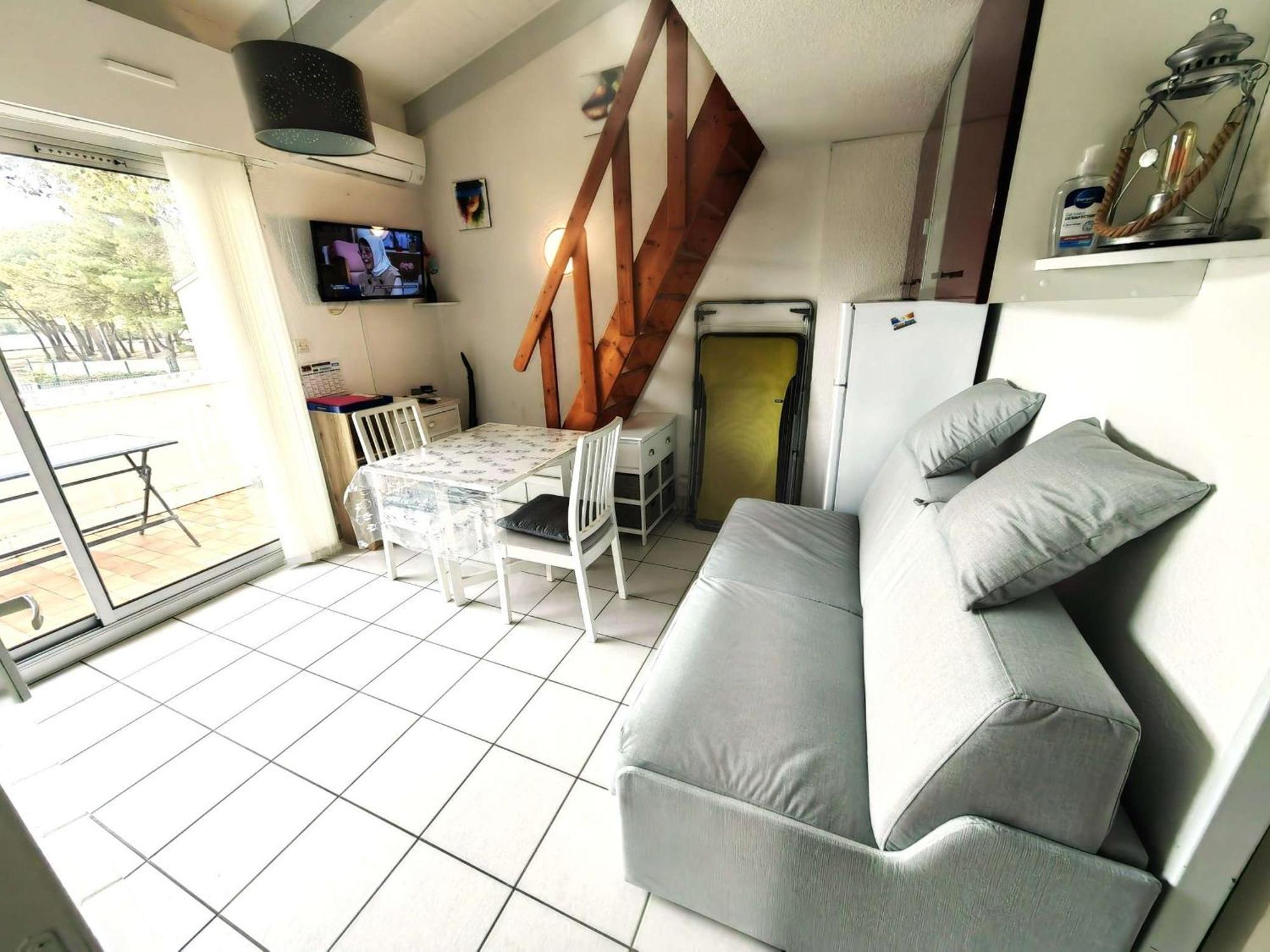 Appartement T2 Climatise Avec Mezzanine, Piscine Et Parking, Proche Plage - Agde - Fr-1-607-119 Exterior foto
